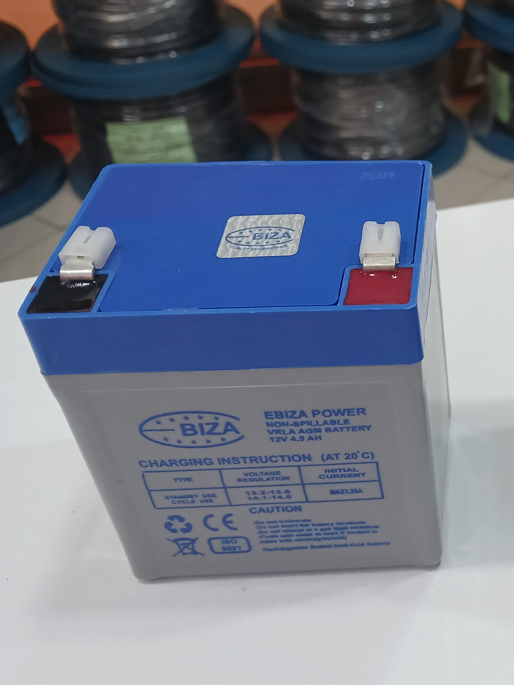 باطری  12ولت 4/5 آمپر EBIZA جهت دزدگیر وUPS