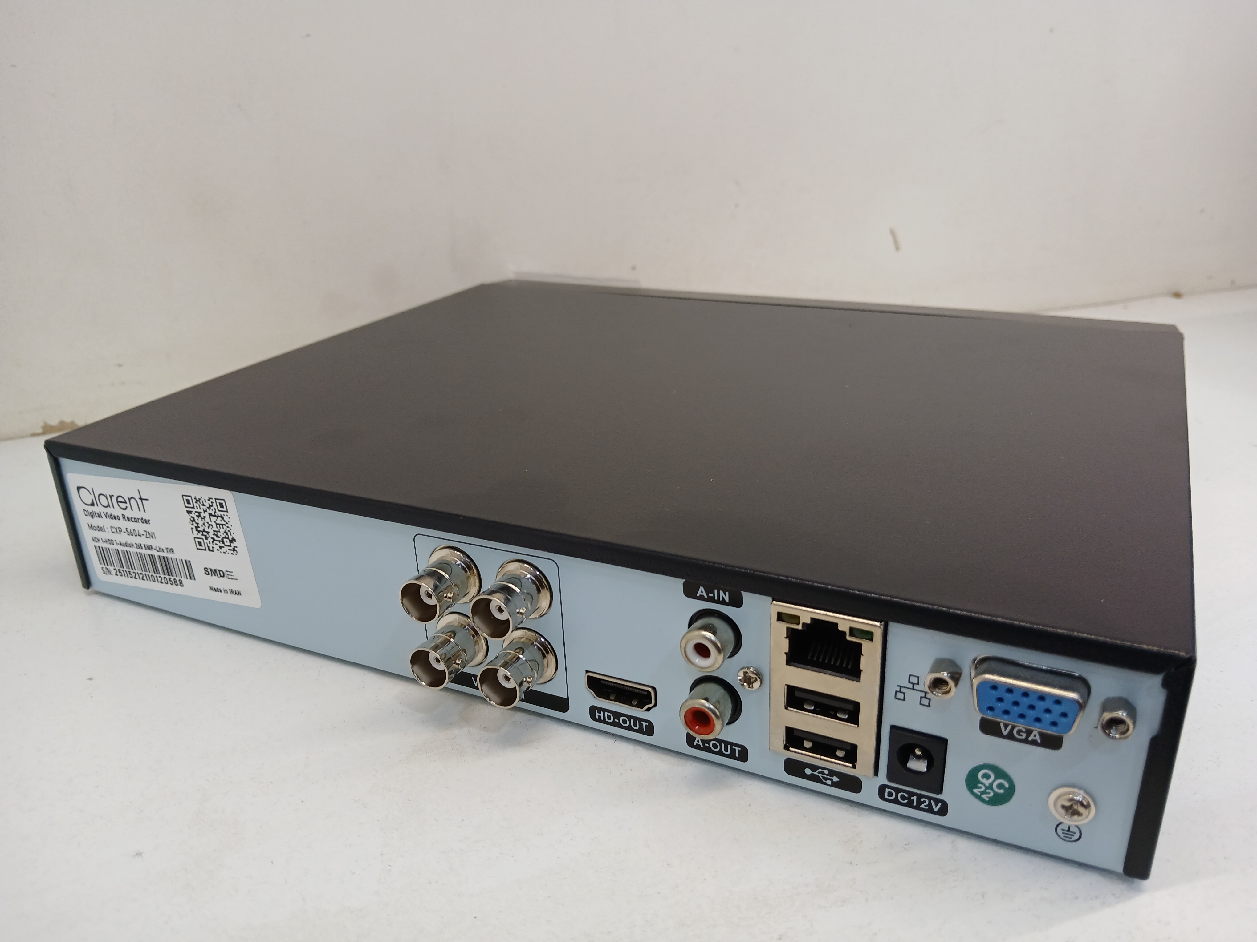 دستگاه DVR کلارنت4کانال مدلcxp-7604-zhn1 باکیفیت 5مگاپیکسل 4K