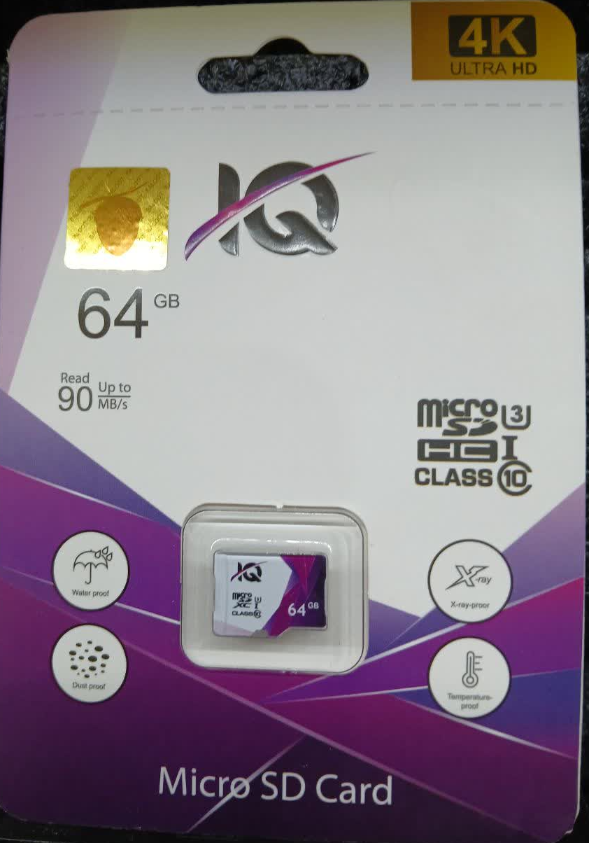 مموری کارت 64گیگابایت IQ کلاس10